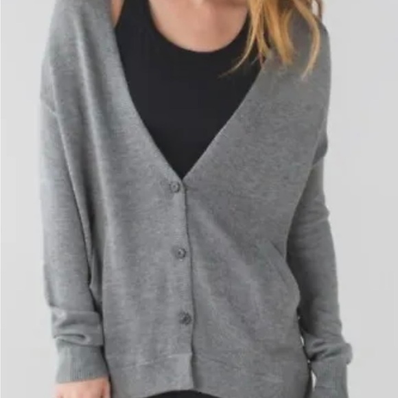 Lululemon knit cardigan size 6 - Picture 2 of 6